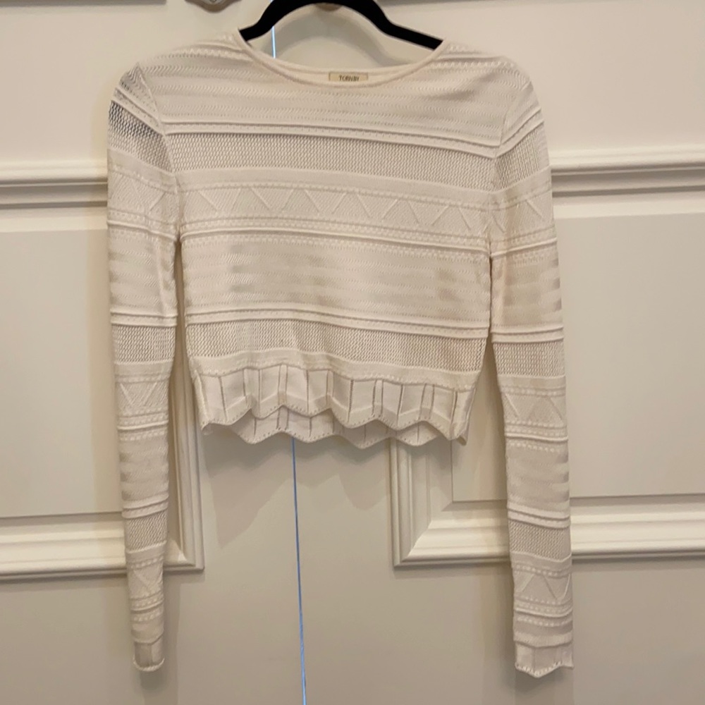 Torn by Ronny kobo crop top